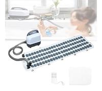 RayGenius Tappetino da Bagno Ultra Rilassante per Il Massaggio da Surf, Macchina Spa per Tutto Il Corpo con Regolazione A 6 velocità, Tappetino Antiscivolo per Vasca con Cuscino Gonfiabile