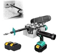 RayGenius Tiracavi, Elettricista Tirare Filo Nascosto Tubo Filettatrice Automatica Filettatrice Filo Scuro Elettrico Tirando Strumento Filettatura Macchina,2battery