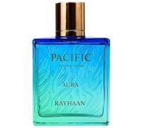 RAYHAAN Pacific Aura - Agrumi, Aromatici, Menta, Ambra, Fresco - Eau de Parfum Spray per Uomo, 100 ml / 3,4 Once