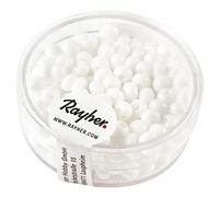 Rayher 1406702 - Perline indiane, ø 4,5 mm, colore: Bianco