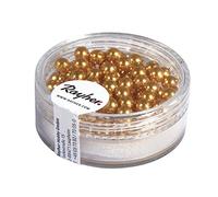 Rayher 14400161 Renaissance - Perline di cera in vetro, 4 mm, confezione da 85 pezzi,