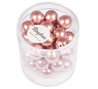 Rayher 14403221 Perle Cerate Vetro rinascimentali, 10mm, Rosa Antico, scatolina 35pz