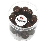 RAYHER 14403532 Renaissance Vetro, Imitazioni di Perle, 10 mm Ã ¸, Barattolo 35 Pezzi, N