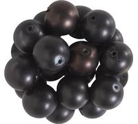 Rayher 14403576 Renaissance - Perline in Cera di Vetro, Diametro 10 mm, Confezione da 35 Pezzi, Colore: Nero