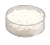 Rayher 14690102 - Perline in vetro, 4 mm, 120 pezzi, colore: Bianco