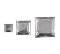 Rayher 1523537 - Set di 310 quadrati in acrilico, 6,10,14 mm, SB-Btl