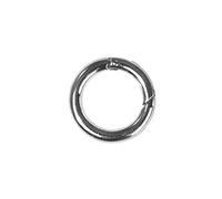 Rayher 2240821 anello chiusura, rotondo, 25 mm di diametro, SB-BTL, 1 pz, platin