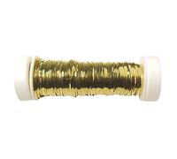 Rayher 2406006 Filo Brillante, Piatto, Ø 1 mm, SB-Btl. 1 Bobina da 20 m, g