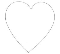 Rayher 24118000 Cuore fil di ferro 35cm ø,2cm,