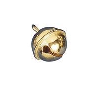 Rayher 2503306 Campanelle in Metallo (sferico), 10 Pezzi, Oro,