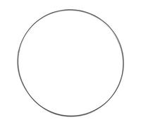 Rayher 2505222 Anelli Metallici, Ricoperto, 20cm, Argento