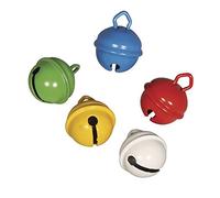 Rayher 25076000 - Campanelle decorative in metallo, 15 mm di diametro, 5 pezzi