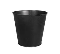 Rayher 25194576 Casseruola metallo, 13cm ø, 12cm, fondo ø 9cm, nero