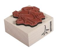 Rayher 28783000 timbro figure stilizzate stickman coppia di sposi gomma impugnatura in legno dimensione 4 x 4 cm per decoro biglietti d auguri matrimonio scrapbooking album regali