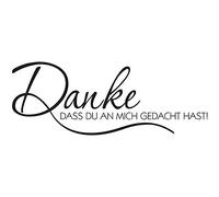 Rayher 28880000, timbro, grazie dass Du. me, 3 x 7 cm