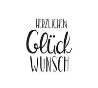 Rayher 29167000 Timbro "Herzlichen Glückwunsch"