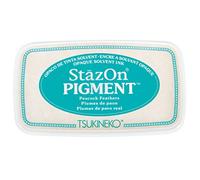 Rayher 29206404 StazOn tampone a pigmenti, turchese, 9,6x5,5x2,2cm