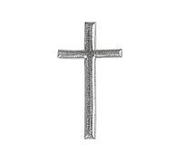 Rayher 3120922, Cera Motivo: Croce da 4 cm, 1 Pezzo, Argento