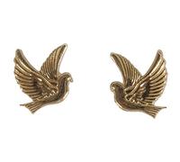 Rayher 31555616 Motivo cera: colomba, oro, 2,2x2,7cm, busta 2pz