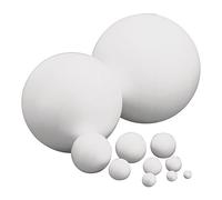 Rayher 3306000 - Sfera di polistirolo, 2 semisfere, 20 cm