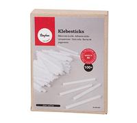 Rayher 33497702 - Bastoncini di Colla, Lunghezza 100 mm, ø 7 mm, incolore, per Mini Pistole a Caldo Standard