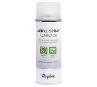 Rayher 34146000 Vernice Acrilica Spray Trasparente Opaca Bomboletta 200Ml per Esterni Ed Interni Ecologico Fai da Te Giocattoli