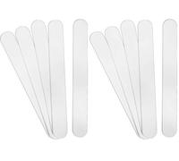 Rayher 34460102 Spatola di Plastica, Bianco, 14,8 X 1,8 Cm, 5 Pezzi, Angoli Arrotondati, per Mescolare Materiali Creativi Come Calcestruzzo Creativo, Polvere da Colata Raysin, Resina (Confezione da 2)