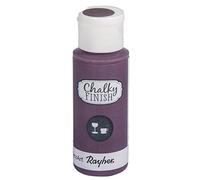 Rayher 38866304 Chalky Finish for glass, bottiglia da 59 ml, mora