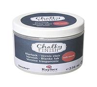 Rayher - 38877000 - Chalky finitura vernice trasparente soft-touch, da 236 ml