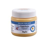 Rayher 38959160 - Colore per dita, barattolo da 150 ml, colore: limone