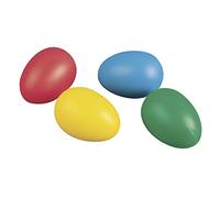 Rayher 3906049 - Uova di plastica, 6 cm, 4 Colori, Confezione da 10 Pezzi