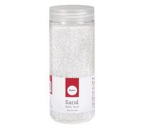 Rayher 39339102 - Sabbia fine, 0,1-0,5 mm, barattolo da 475 ml, colore: Bianco
