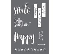 Rayher 45097000 Mascherina Smile A4