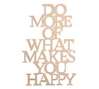 Rayher 46314000 Scritta Legno"Do More Of What..."