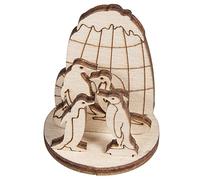 Rayher 46339000 Miniature Legno Pinguino, Fsc 100 %, 3,2