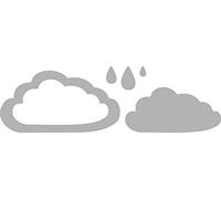 Rayher 50051000 Set masch.perf."deep edge""Clouds&Drops", 0.5-9.1 x 0.8-4.8cm, 4pz