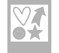 Rayher 50094000 Set mascherine: Photoframe, 2cm-7x8,5cm, bus.blis. 5pz