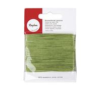 RAYHER 5169111 Cordoncino di cotone cerato, verde chiaro, 1 mm, carta SB 20 m