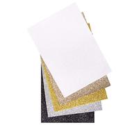 Rayher 53961000 Feltro glitterato assortito, 21x3x,1cm, 5 colori, bus.blis. 5fogli,