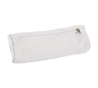 Rayher 53986102 Astuccio per matite, in tessuto Bianco, con cerniera lampo, lunghezza 22cm, diametro 7cm