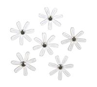 Rayher 54020102 - Fiori di raso con strass, diametro 1,8 cm, SB-Btl, 60 pezzi,