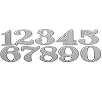 Rayher 59235000 Fustella Numeri Big Shots, Acciaio, 10 pz, 1,5 x 2,8 cm