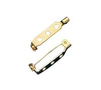 RAYHER - 6 PEZZI - BASI PER SPILLE A PONTICELLO 20MM - COLORE ORO