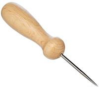 Rayher 6110000 Punteruolo, manico in legno laccato, 1 pz.