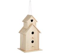 Rayher - 6178300 - Casetta in Legno per Uccelli Saint Tropez, 22 x 19 x 39 cm