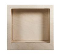 Rayher Kit Cornice Legno, Naturale, 24x24x6,6cm