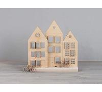 Rayher 62891505 Casette legno, FSCMixCred., naturale, 15,1x18,8cm, 18pz, bust.blis.1set