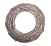 Rayher 65271505 Corona di vite bianca, 30cm ø, naturale, 7x2cm, piatta