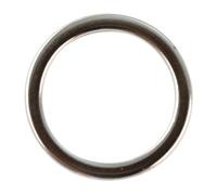 Rayher - Anello in metallo piatto, 15 mm, 4 pezzi, argento