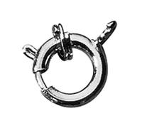 Rayher Anello Spirale, 9Mm Ø, Platino, Busta 3Pz, 2219121